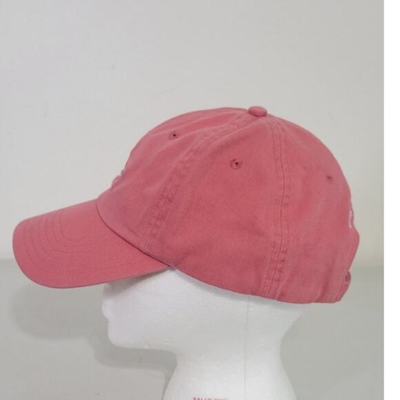 Vinyard Vines Hat Adjustable Pink Baseball Hat Preppy Flag Whale Hat Fun Casual - Picture 3 of 8
